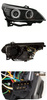Forlygter BMW E60/E61 03-07 sort