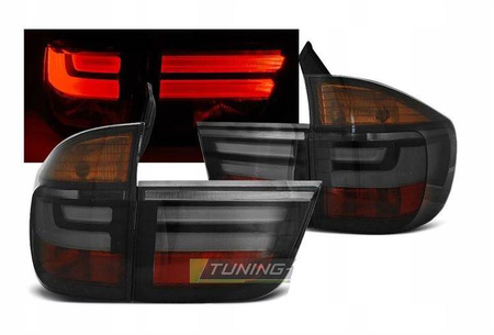 Bmw X5 E70 07-10 røgfarvede led lci look-lygter