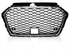 Frontgitter Audi A3 8v 17- RS3 Style Krom Sort