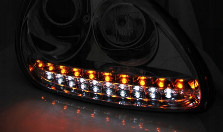 Forlygter Porsche Cayenne 02-06 Chrome Xenon