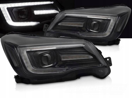 Sorte LED-forlygter til Subaru Forester IV 13-18