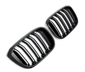 GRILL (NYRE) BMW X3 X4 G01 G02 LOOK M GLOSSY BLAC