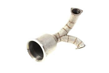 AUDI S4 S5 B9 2.9TFSI downpipe + termisk skjold