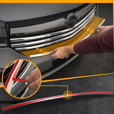 Frontgitter gitterlister til FORD FIESTA VII 2008-2012 HB