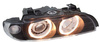 Forlygter bmw e39 ringi sort