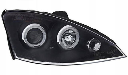 Forlygter Ford Focus I SORT RING