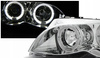 Forlygter bmw e46 01-05 engleøjne krom