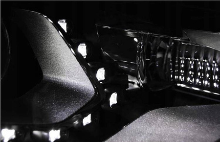 Lygter Vw Tiguan 2011- dagslys led drl sort depo