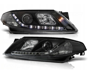 Renault Laguna 2 forlygter 01-05 dagslys sort