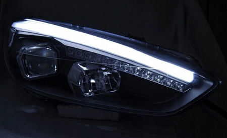 Ford Focus Mk3 15- Sort Drl Led-forlygter