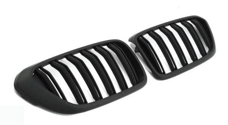 GRILL (NYRE) BMW 6 G32 DOBBELT MAT SORT