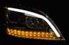 Mercedes W164 Ml M-Klasse 05-07 Chrome Led Seq