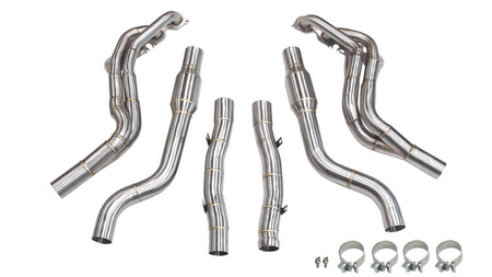 Udstødningsmanifold MERCEDES-BENZ AMG C63 W204 M156 4-2-1 Longtube