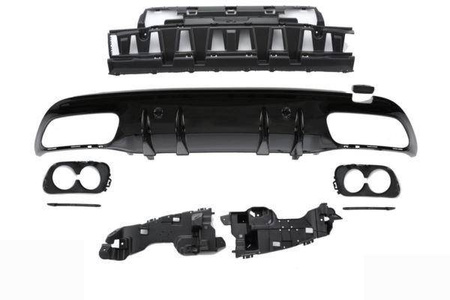 DIFFUSER MERCEDES W205 LOOK C43 AMG SORT