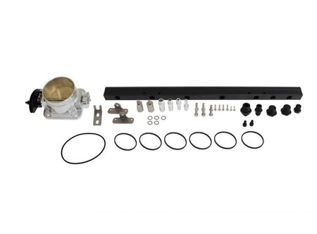 Indsugningsmanifold BMW E34 E36 M50 M52 med gasspjæld og fuel rail