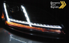 Audi Tt lygter 10-14 8j Sort Led Xenon Drl Afs