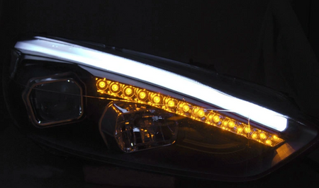 Ford Focus Mk3 15- Sort Drl Led-forlygter
