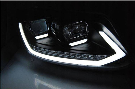 Lygter Vw Touran II 10-15 sort rør drl dts led