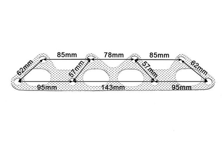 Udstødningsmanifold HONDA ACCORD 98-02 4cyl
