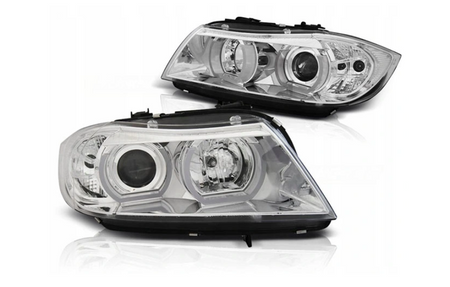 Lygter Bmw E90/e91 05-08 Kromringe Led 3d Xenon