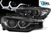 BMW F30 F31 11-15 LED BLACK DRL-forlygter