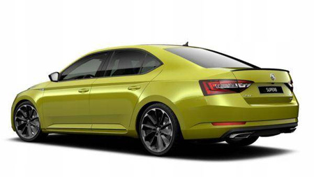 BAGKLAPSPOILER SKODA SUPERB III BLANK SORT