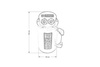 Olieopsamlingstank 0,7L 15mm D1Spec Sort