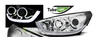 LAMPER HYUNDAI TUCSON IX35 10-13 LED-RØR KROM