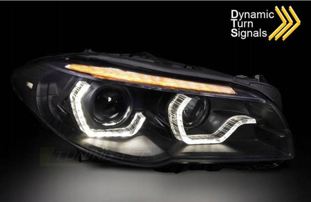 Xenonlys 3d Led Drl Sort til Bmw F10 F11 10-13
