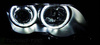 Forlygter BMW E46 Angel Eyes LED B