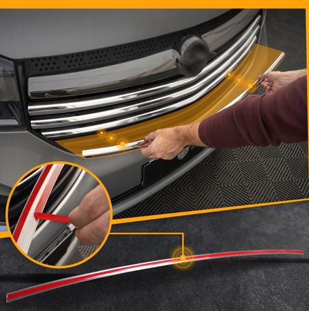 Frontgitter gitterlister til VW MULTIVAN V T5 2003-2009