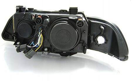 Forlygter BMW E39 95-03 Sort Ring LED Depo