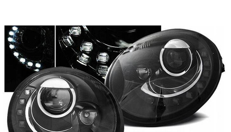 Forlygter VW New Beetle Sort