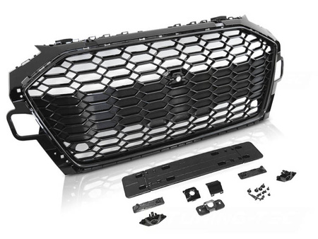 Grill Sport blank sort pdc Audi A4 B9 2020->
