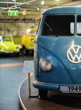 VW Campervan Bulli T1 model med sammenklappelig motor