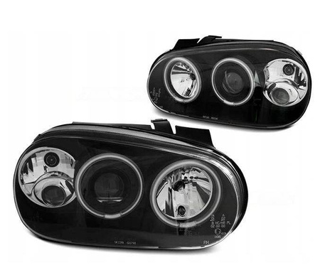 Lygter Vw Golf IV 4 97-03 ring ccfl halogen sort