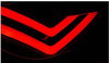 Seat Ibiza 6j 3d 08-12 røde hvide led-lygter