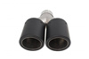 Dobbelt lydpottespids 2x101 mm input 63 mm Carbon L