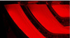 LED-lys Bmw E60 LCI 07-10 rød hvid led-bar
