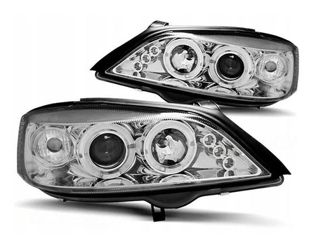 Forlygter Opel Astra G CHROM RINGI