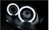 Forlygter peugeot 206 02- ring ccfl sort