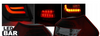 LED-LYS BMW E87/E81 07-11 RØD SMOKE LED BAR