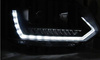 Lygter Vw T5 2010-2015 led-rør sort t6 look dts