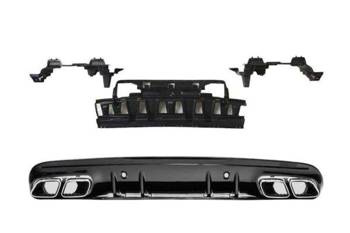DIFFUSER MERCEDES W205 LOOK C63 AMG SORT