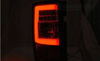 LED-lys Vw Caddy 03-14 rød hvid led-bar
