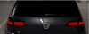 LED-lys Vw Golf VII 7 13- rød hvid led-bar
