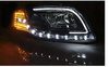 Forlygter Audi A4 B7 04-08 led-rør krom