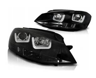 Lygter Vw Golf VII 7 12-17 u-type sort led drl