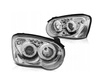 LYGTER SUBARU IMPREZA II GD 03-05 RINGI KROM LED