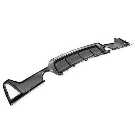 DIFFUSER BMW F36 13- MP TWIN OUTLET ENKELT LYDPOTTE